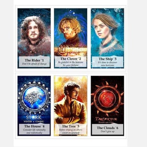 Game of Thrones Lenormand Orakel Karten Deck.