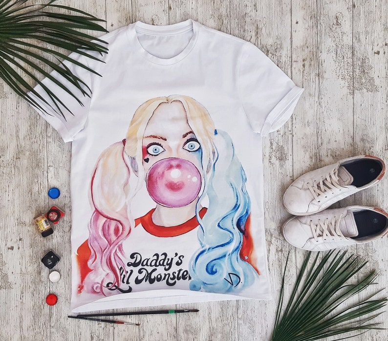 Joker and Harley Quinn Boyfriend and Girlfriend t-shirts with art prints