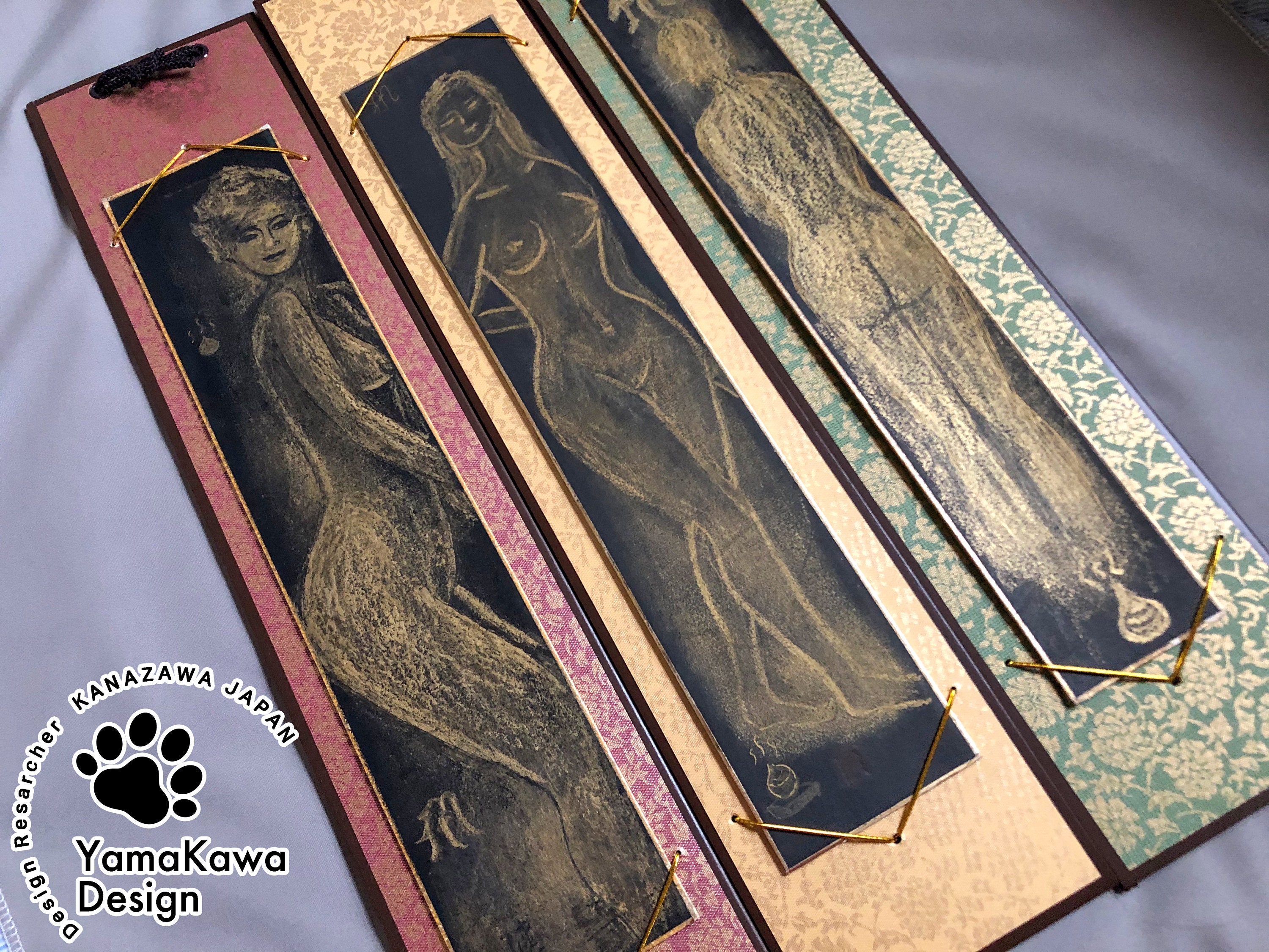 OR010/OR011/OR012 Japanese Vintage Art: Japanese Ancient