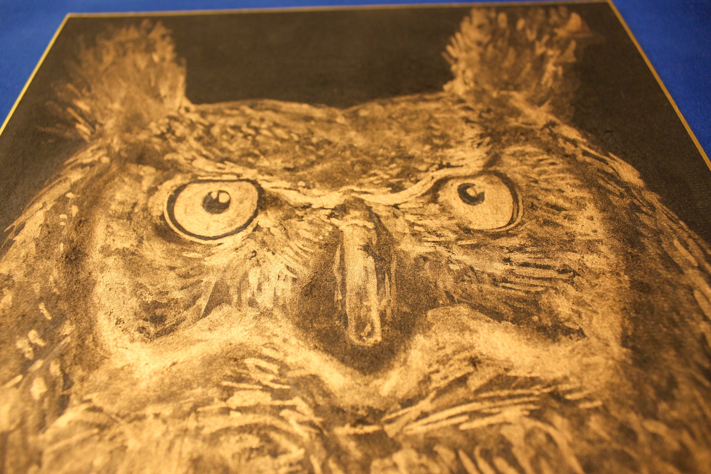 OR029 Japanese Vintage Art: 木菟 【Night Owl】ITTO OKADA Collection