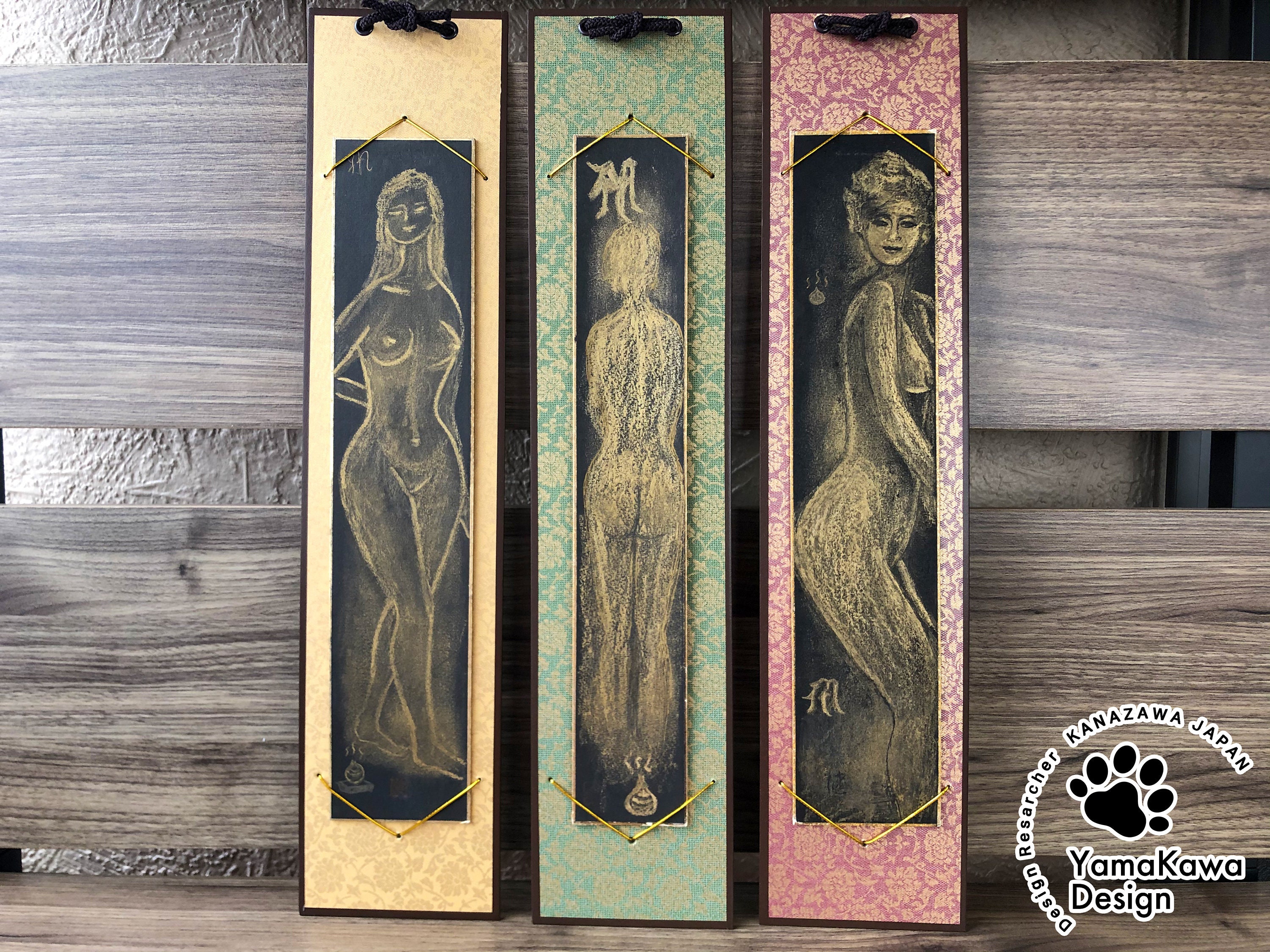 OR010/OR011/OR012 Japanese Vintage Art: Japanese Ancient