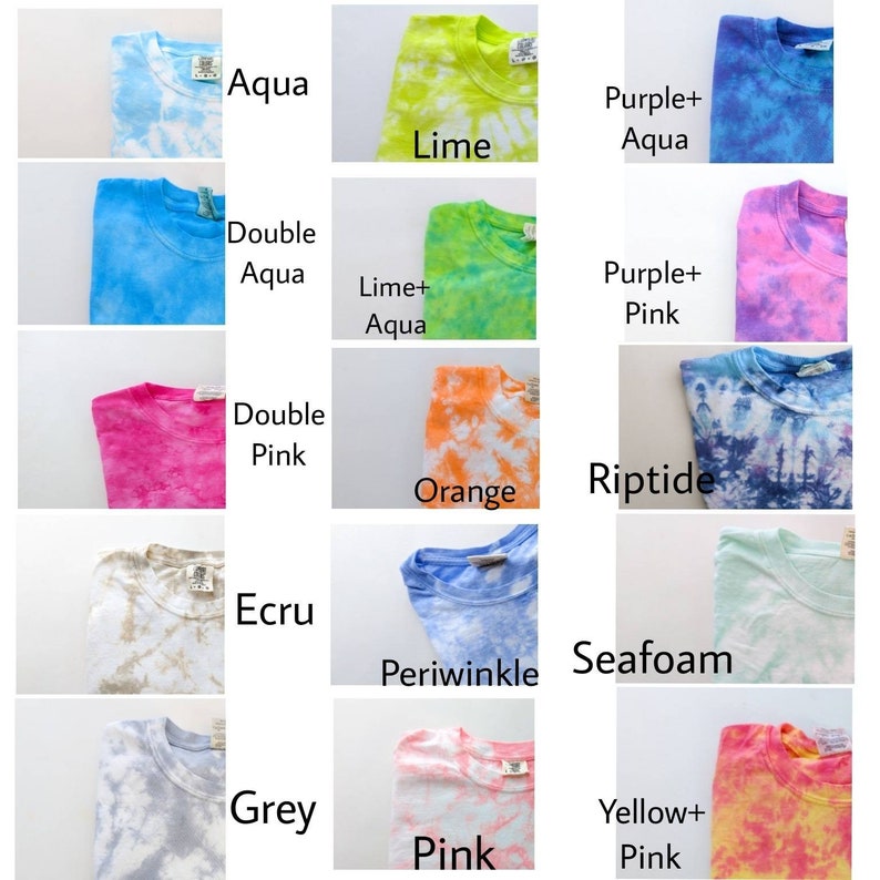 Girl Mom embroidery Adult Tie dye Shirt image 5