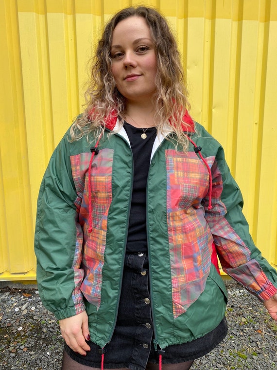 Plus size vintage windbreaker sale