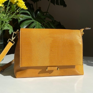 Vintage Umhängetasche aus Kunstleder in Schlangenoptik 90er