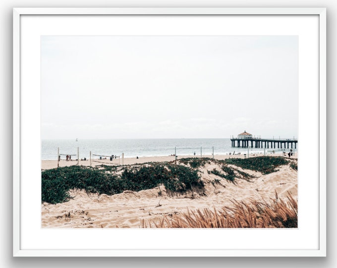 Pier at Manhattan Beach California Photograph - Print Only or Framed