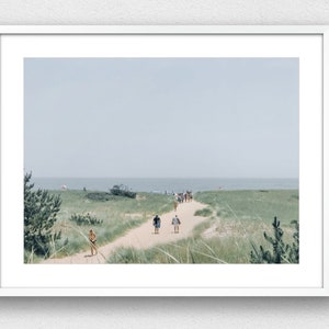 Nantucket Surfside Beach Muted Color Photograph - Print Only or Framed