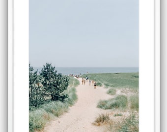 Nantucket Faded Beach Portrait Photograph - Print Only or Framed