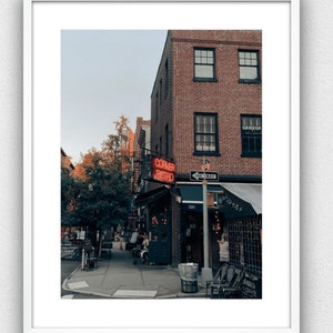 West Village Nights, Corner Bistro Photograph - Print Only or Framed