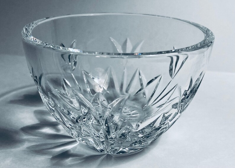 Waterford Crystal Bowl / Rare Tulip Design / Versatile Small Etsy