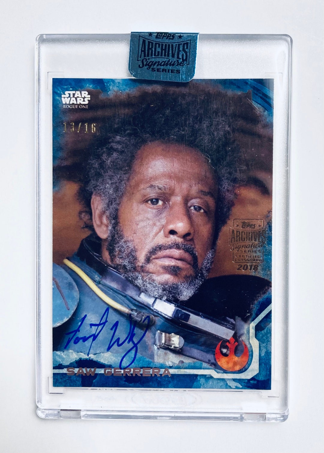 Forest Whitaker Signed Star Wars Card / Topps Signature Series - Etsy