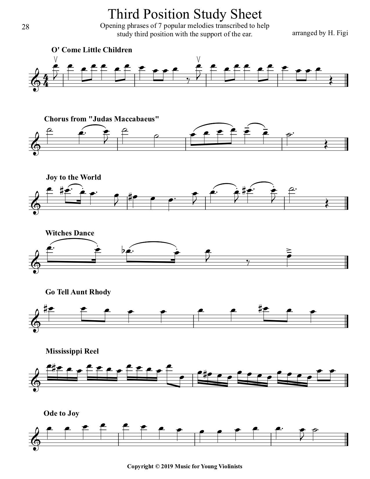 Exercises for Teaching Violin Sheet Music PDF Violin Etsy España