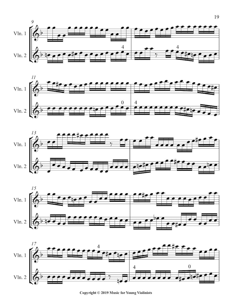 Violin Rythm Exercises for Teaching Violin (sheet Music, PDF, Violin) - Etsy