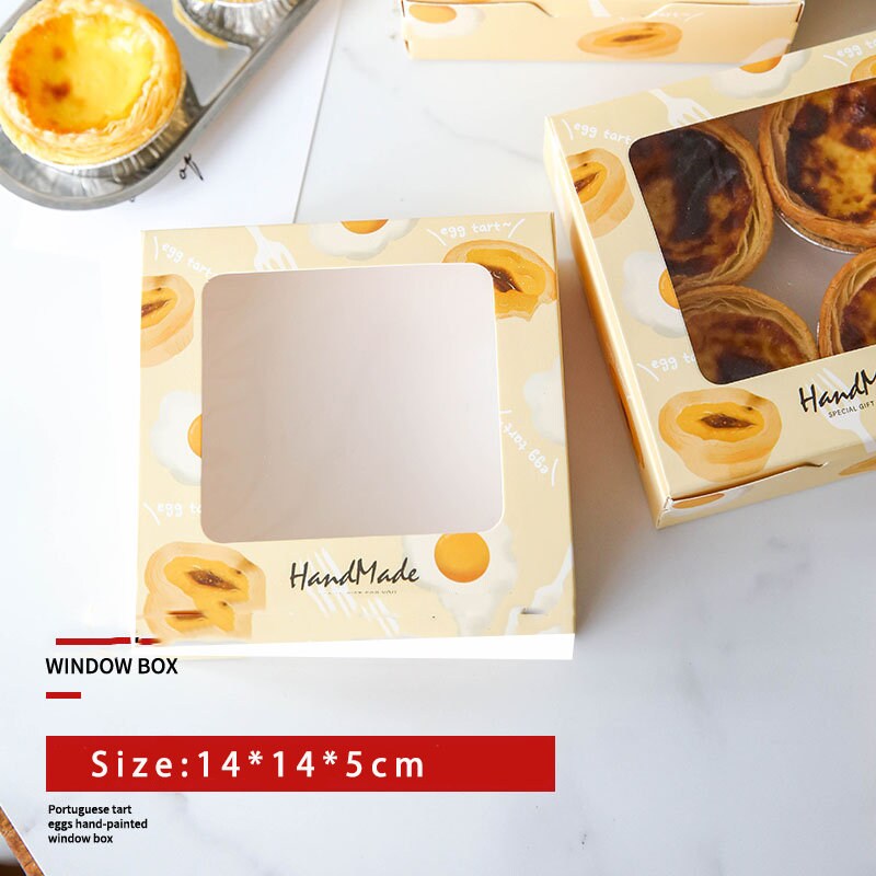 20PC Cardboard Bakery Boxes With Translucent Frosted Window Etsy
