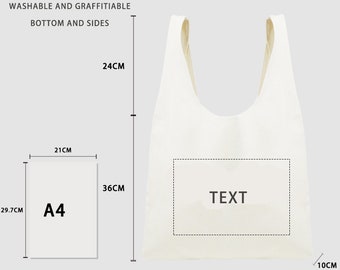 Canvas Personalized Tote Bag, Custom Printed Bag, Script Logo Image printed Bag,Wholesale Event Lightweight Promotional Bag for Business