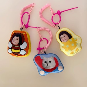 Kundenspezifische Anhänger, Baby Haustier Foto Bild DIY keychain Auto hängen Schultasche Anhänger Anpassung