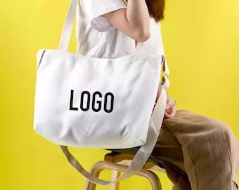 Personalized Cotton Canvas Tote Bag: Custom Wedding Favor, Event Bag