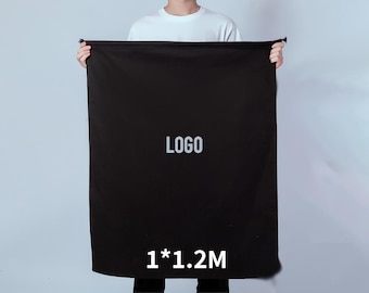 Custom Logo Cotton Canvas Favor Bags: Clothing, Jewelry Packaging