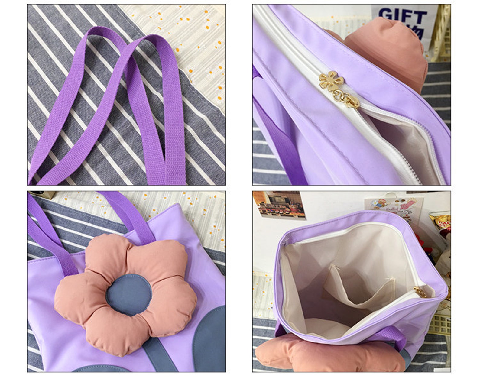 Cute flower bag female 2021 new fashion summer matching color Etsy