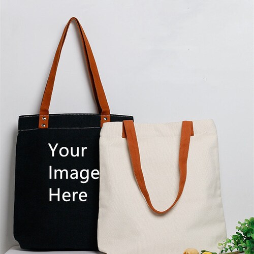 Custom Print Tote Bags Bulk Tote Bags Tote Bag Personalized Etsy