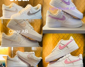 clear glass nike shoes