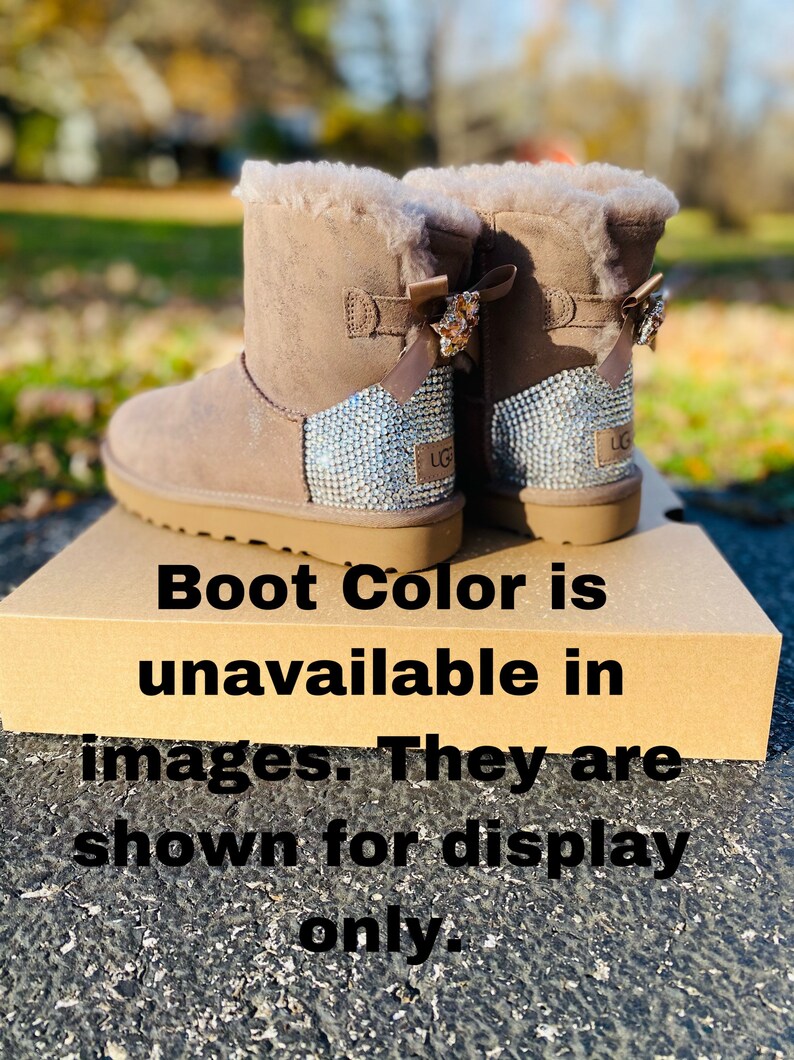 Custom Bling Uggs. Bailey Bow II. Womens Made to Order Item. Etsy