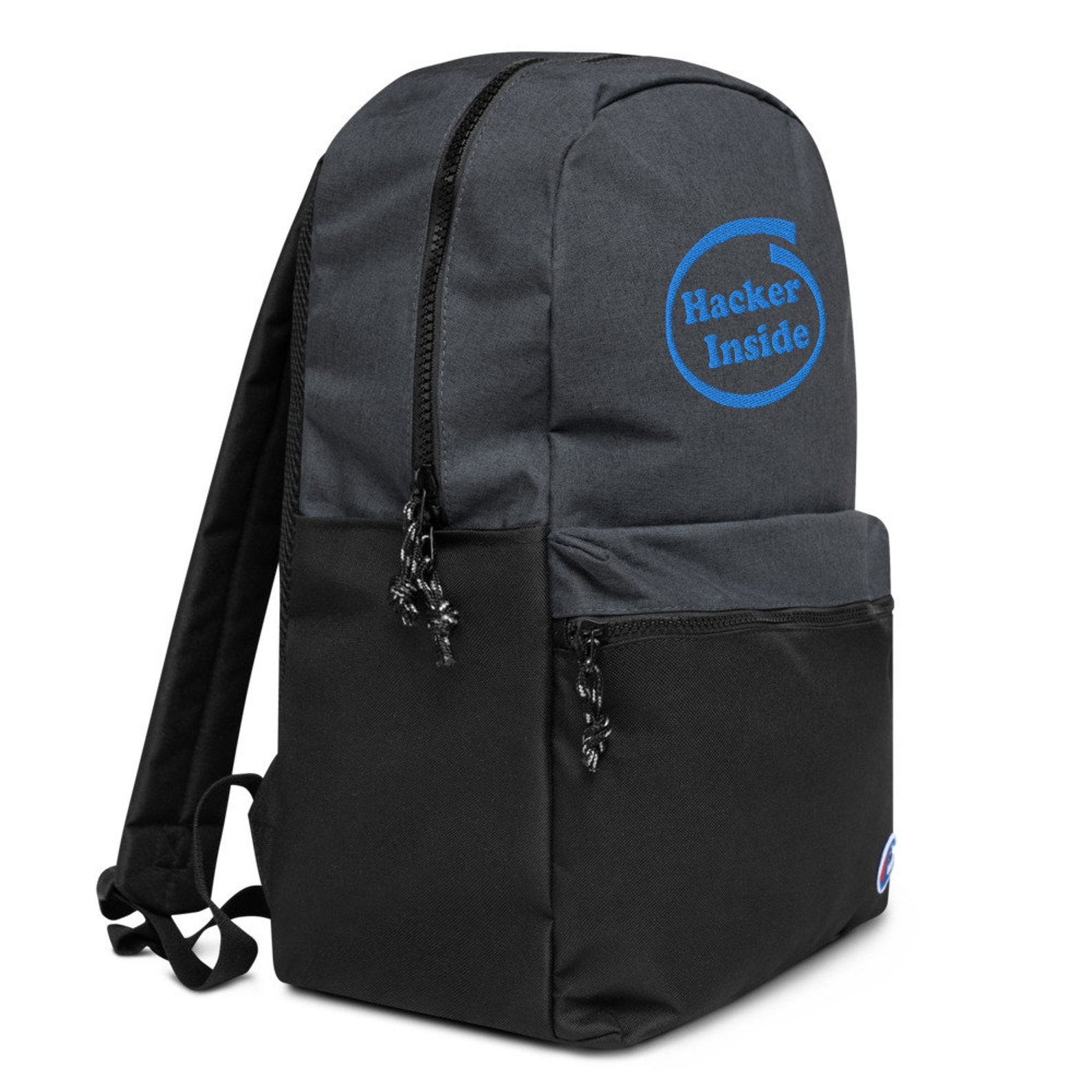 Hacker Inside Embroidered Champion Backpack Cyber Security / Etsy