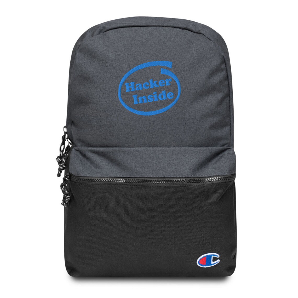 Hacker Inside Embroidered Champion Backpack Cyber Security / Etsy