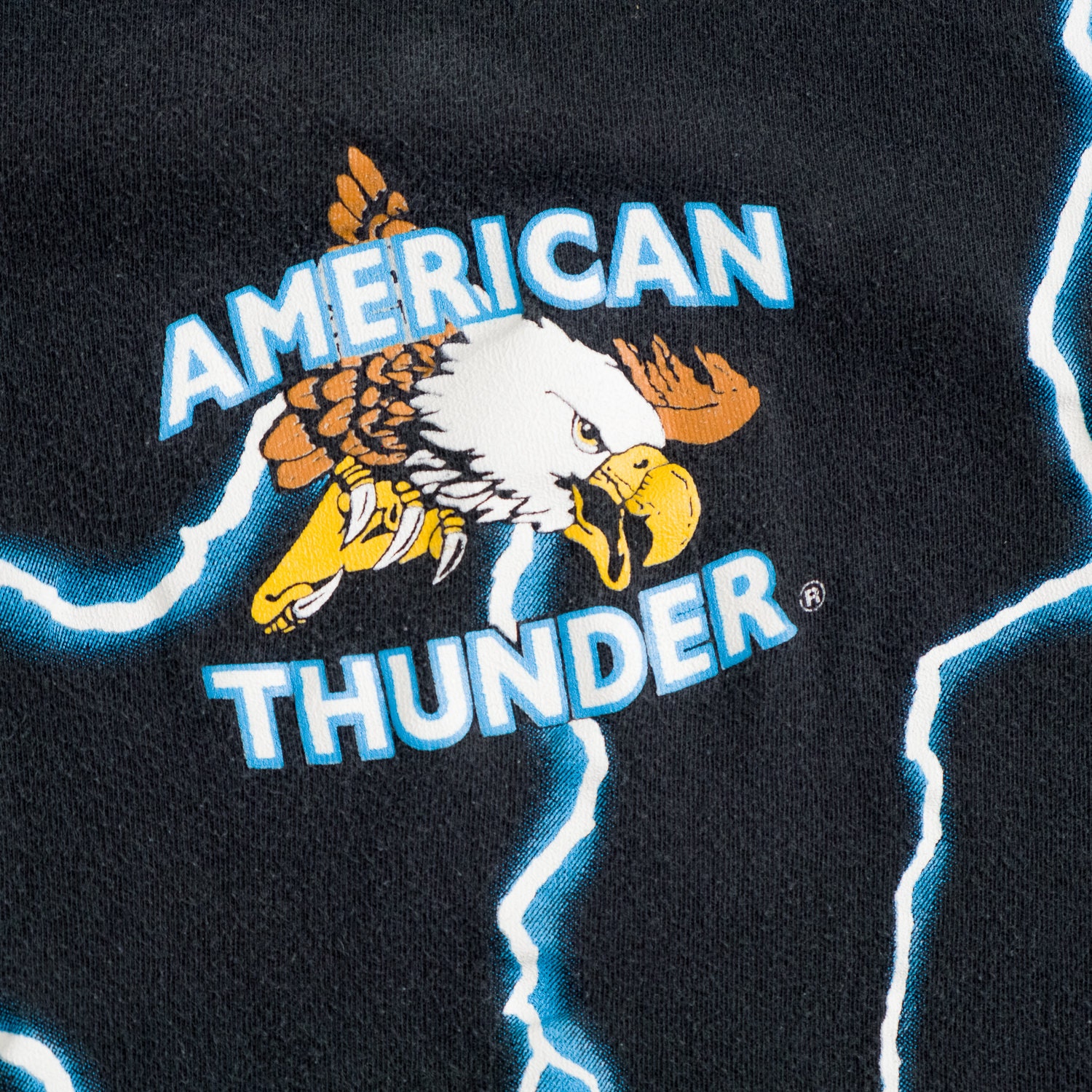 Vintage 90s AOP American Thunder Bad to the Bone Skeleton 