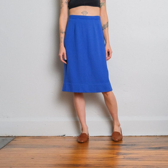 Vintage 50s Jantzen Knit Sweater Skirt / Size S - image 1