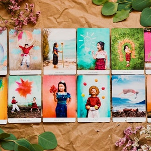 Jeu de cartes de tarot original, cartes de tarot de l'enfant intérieur, cadeau