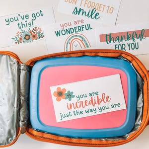 Printable Lunchbox Notes: 60 Positive Affirmation Cards for Kids (Digital Download)