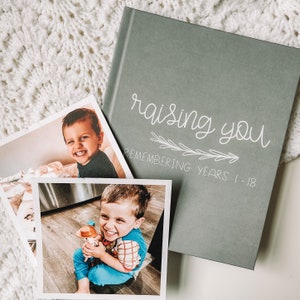 Childhood Memory Journal | Keepsake Baby Memory Book | Gift for New Mom | Baby Shower Gift | Baby Journal and Memory Book From Age 1-18