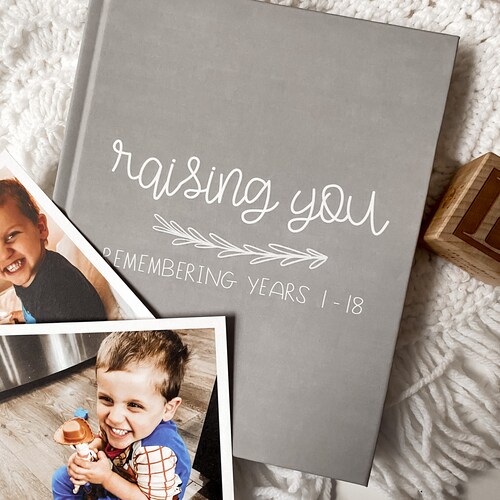 Childhood Memory Book Baby Shower Gift Keepsake Journal New Etsy