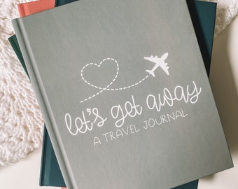 Travel and Adventure Journal | Keepsake Vacation Memory Book | Gift for Traveler | Travel Lover Gift | Vacation Photo Album