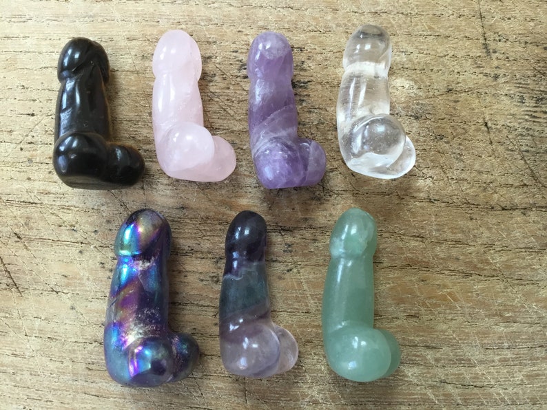 Mini Crystal Penis/Phallus - Healing crystals and stone mythology (Free UK delivery) 