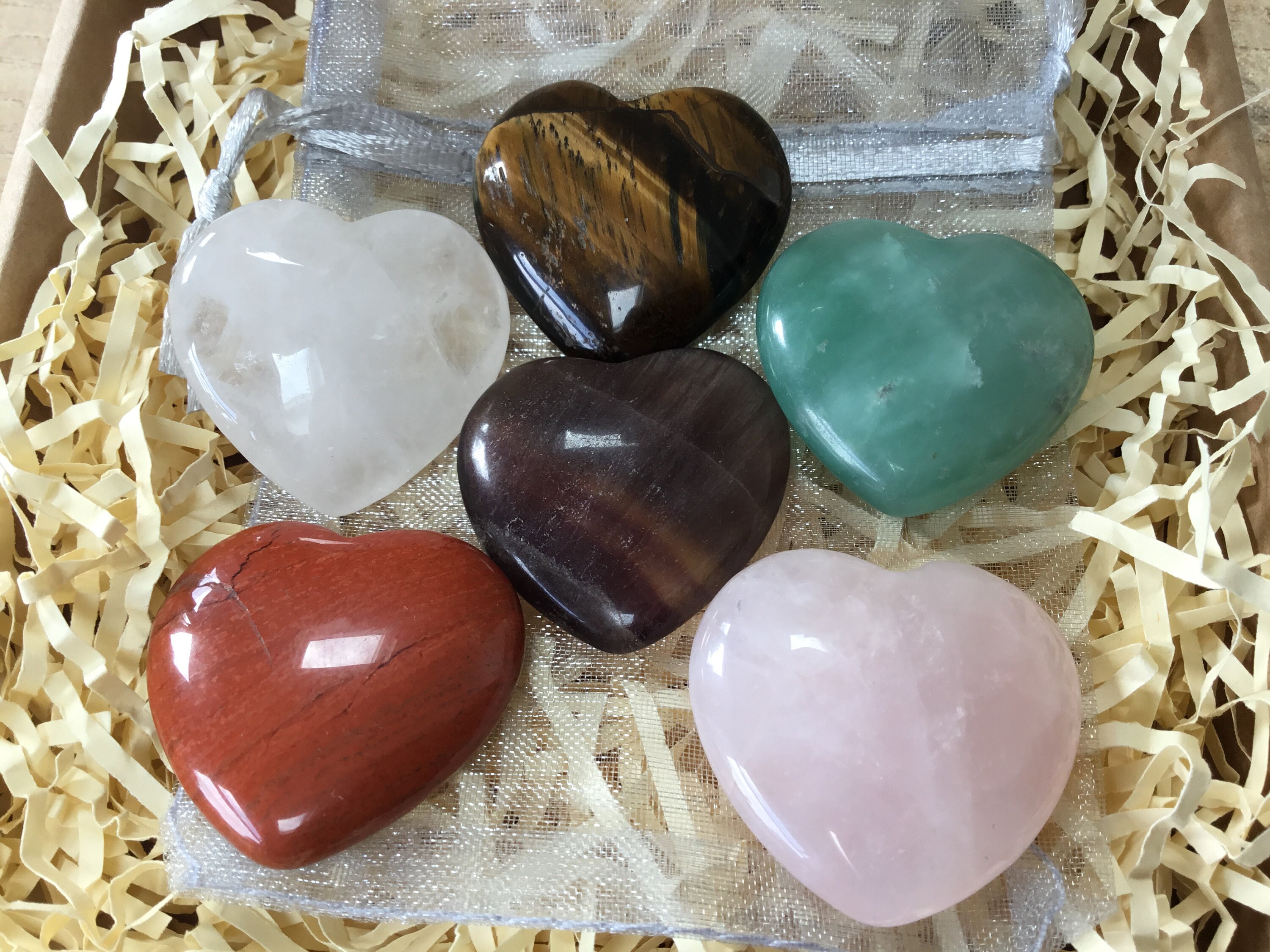 Mini Crystal Hearts Healing crystals and stone mythology Etsy