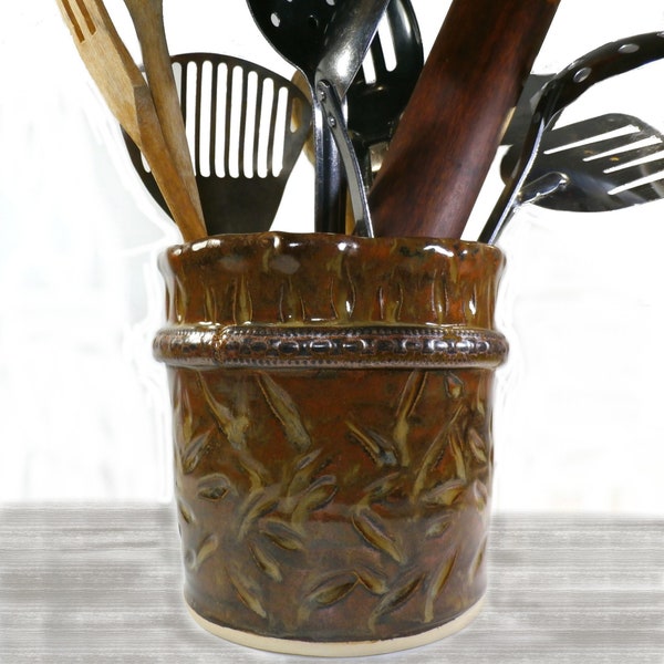Ceramic Kitchen Utensil Holder - Etsy