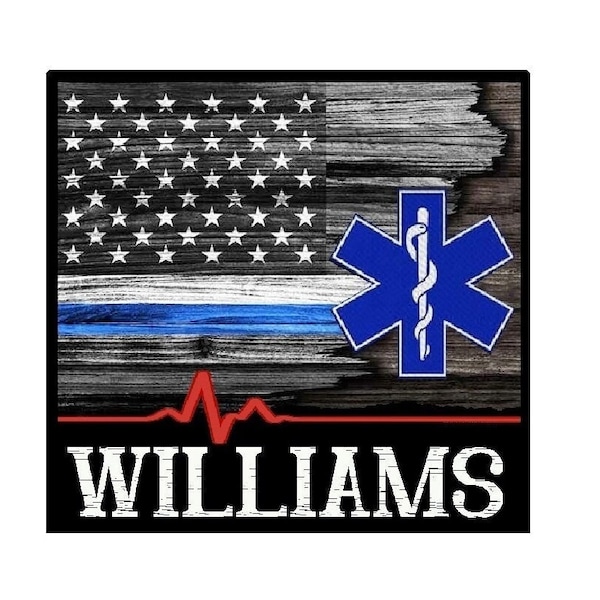 Personalized EMT Paramedic Name Magnet EMT Paramedic Gift EMS 911 First Responders