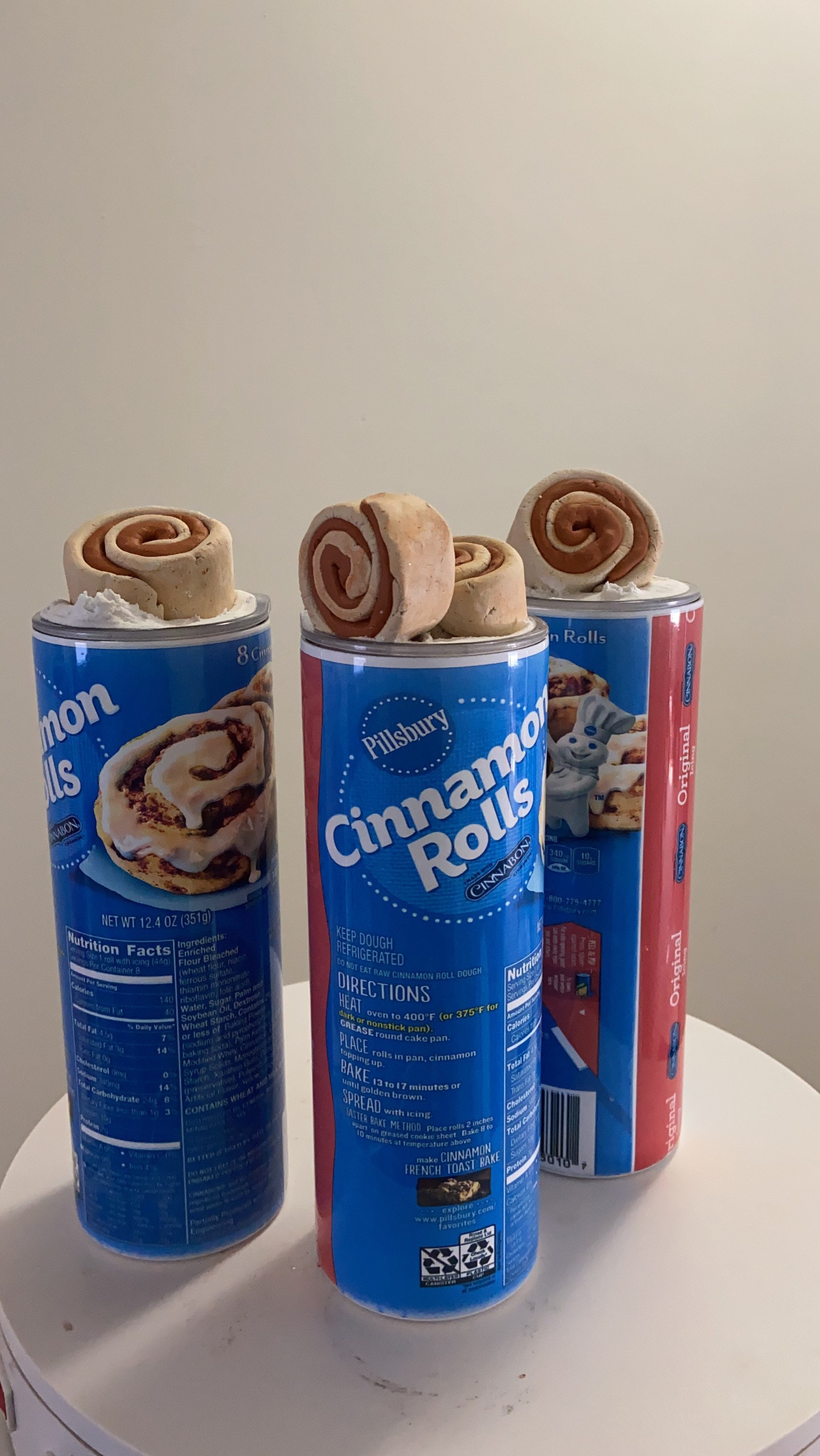 3D Topper Cinnamon Bun Rolls Food Dessert Theme Custom Tumbler Etsy