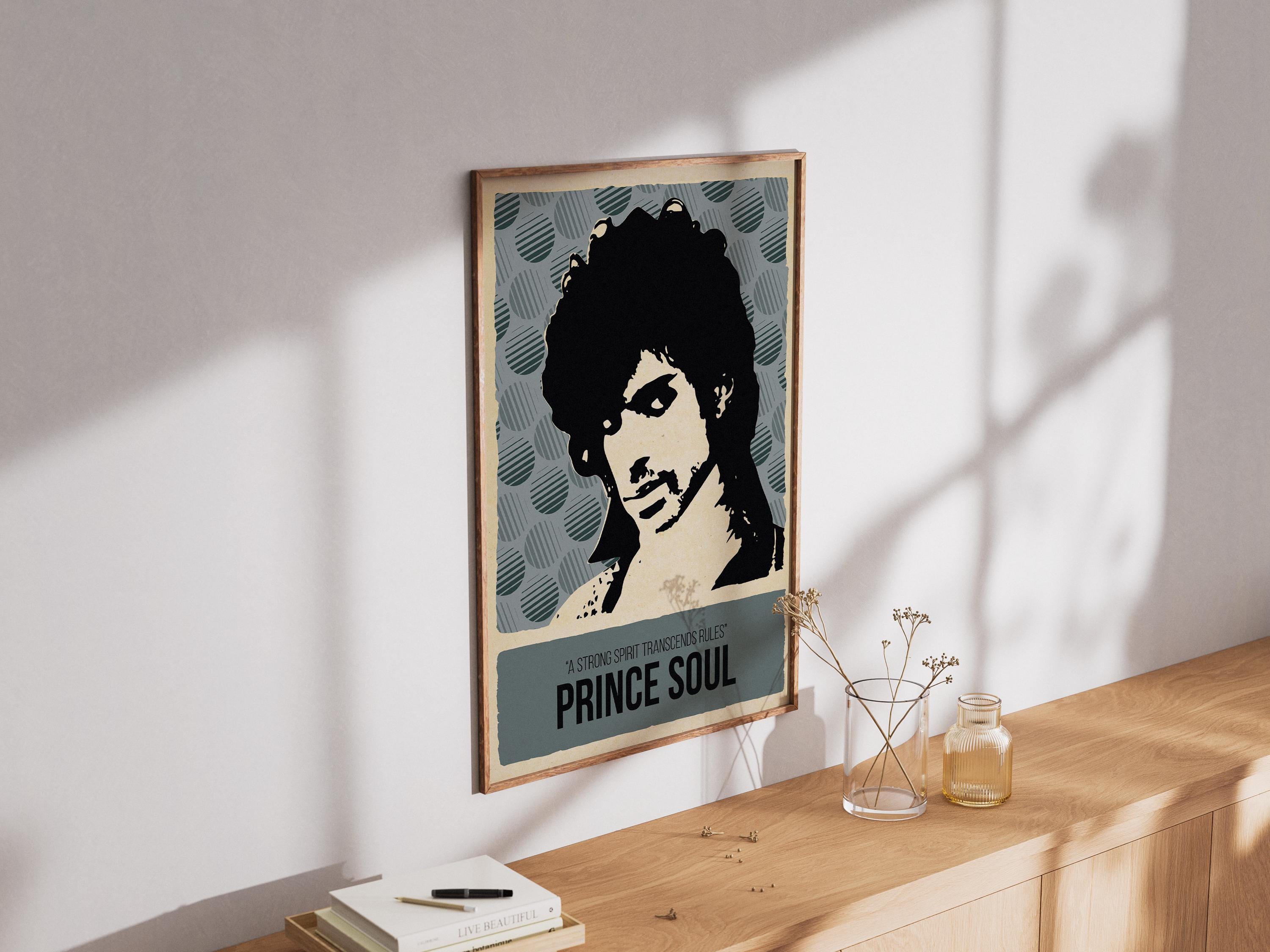 Prince Abstract Poster Prince Poster | Music Legend Wall Art | Iconic Artist - Etsy