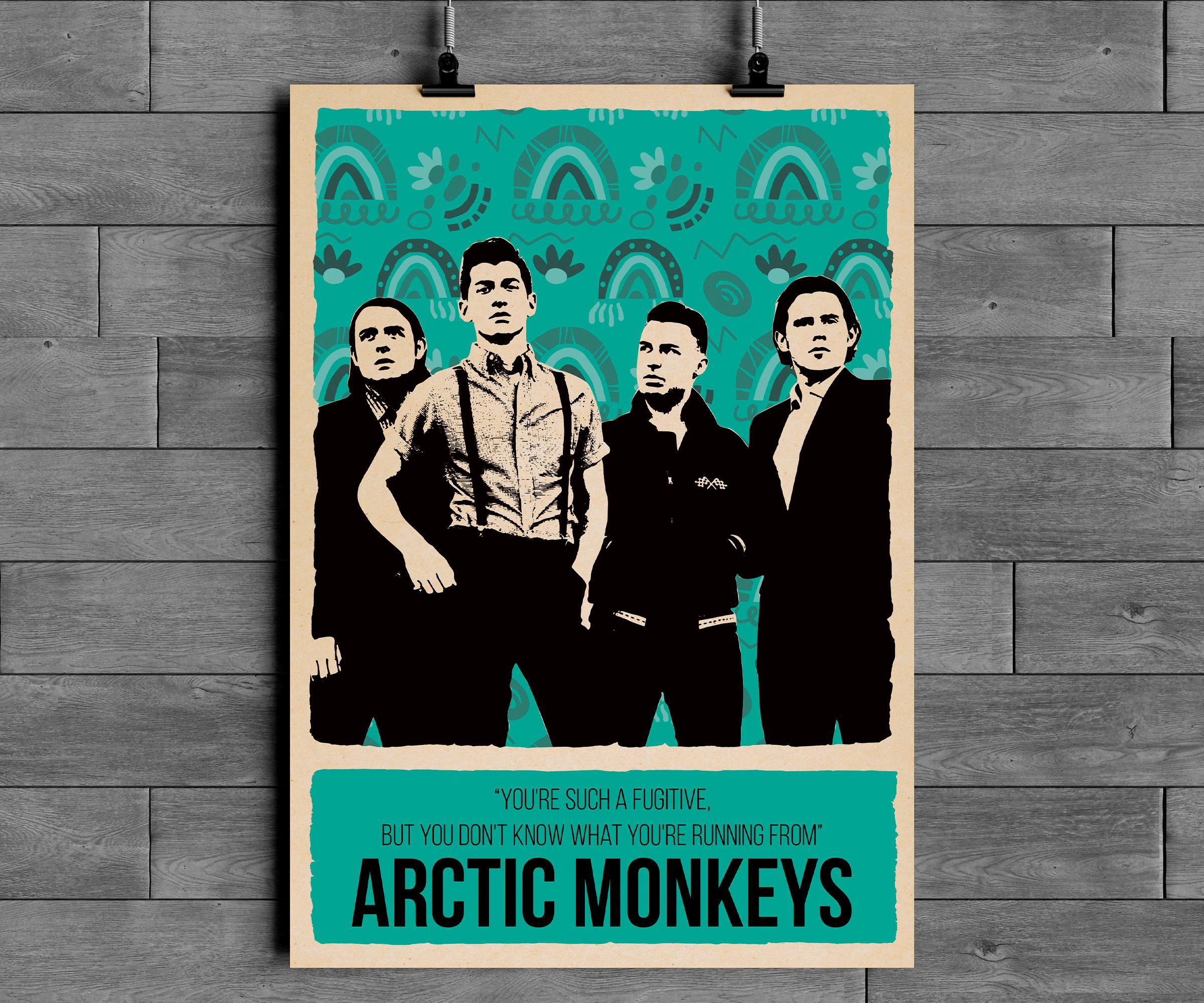 Arctic monkeys poster - Etsy 日本