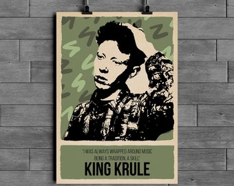 King Krule Art Print Poster Music