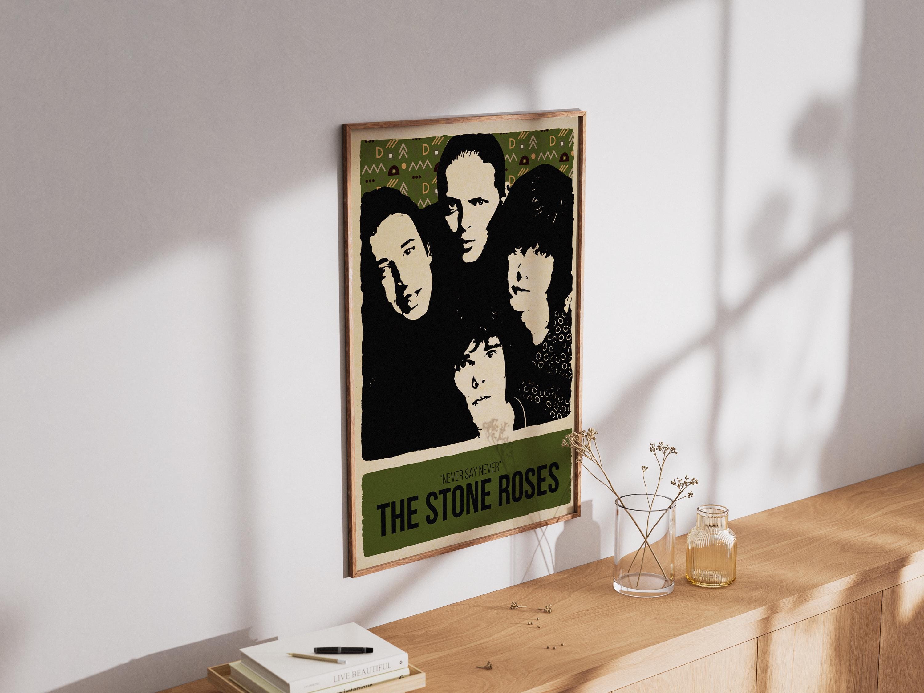 The Stone Roses Poster | Alternative Rock Band Wall Art | Iconic