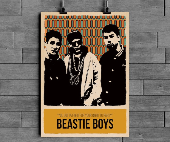 Beastie Boys Poster | Hip Hop Legends Wall Art | 90s Rap Icon - Etsy