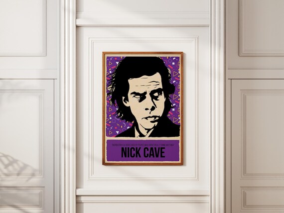 Nick Cave Poster | Music Icon Wall Art | the Bad Seeds - Etsy