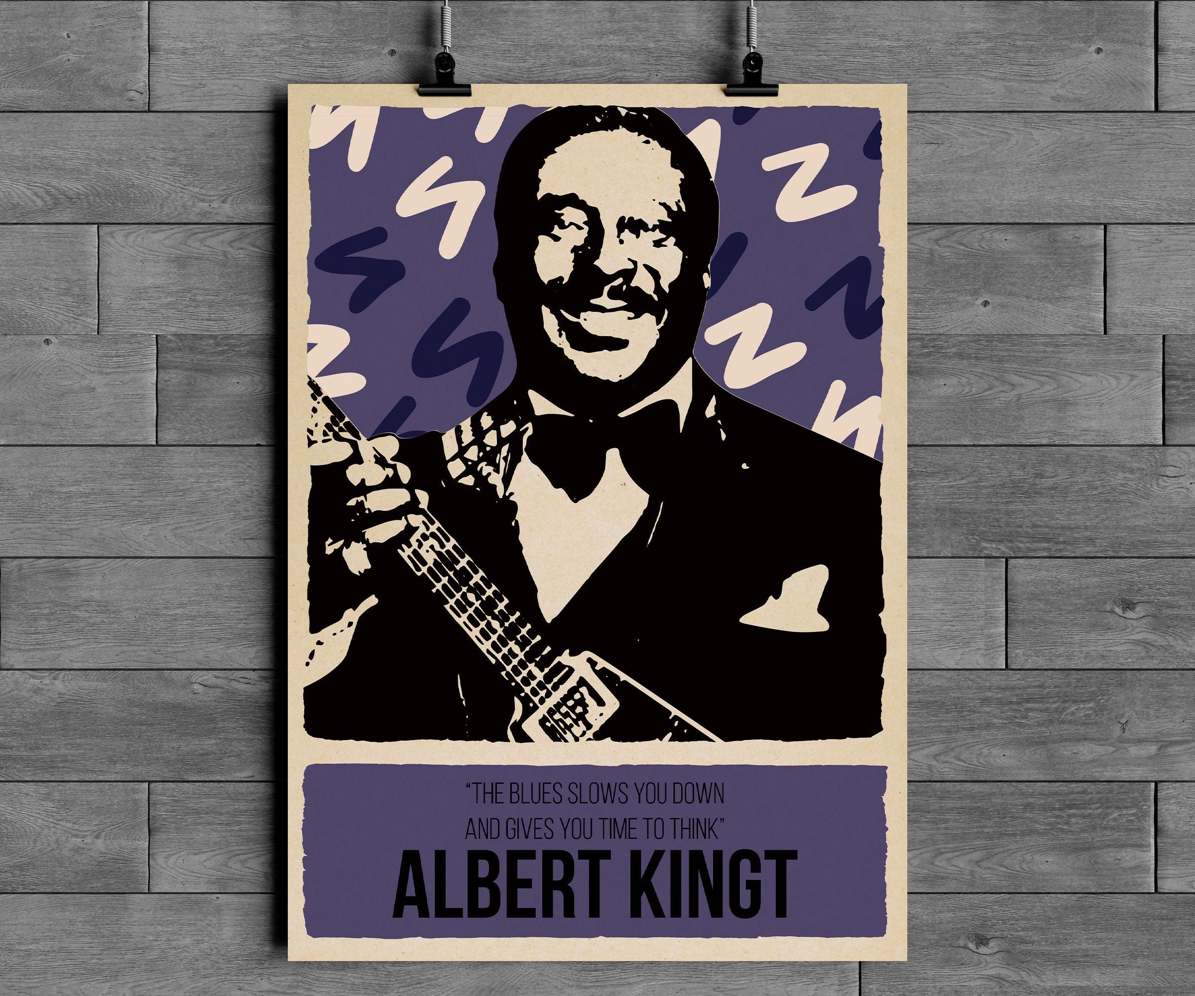 アルバート・キング 公演ポスター　ヴィンテージ風インテリア Albert king - Etsy 日本
