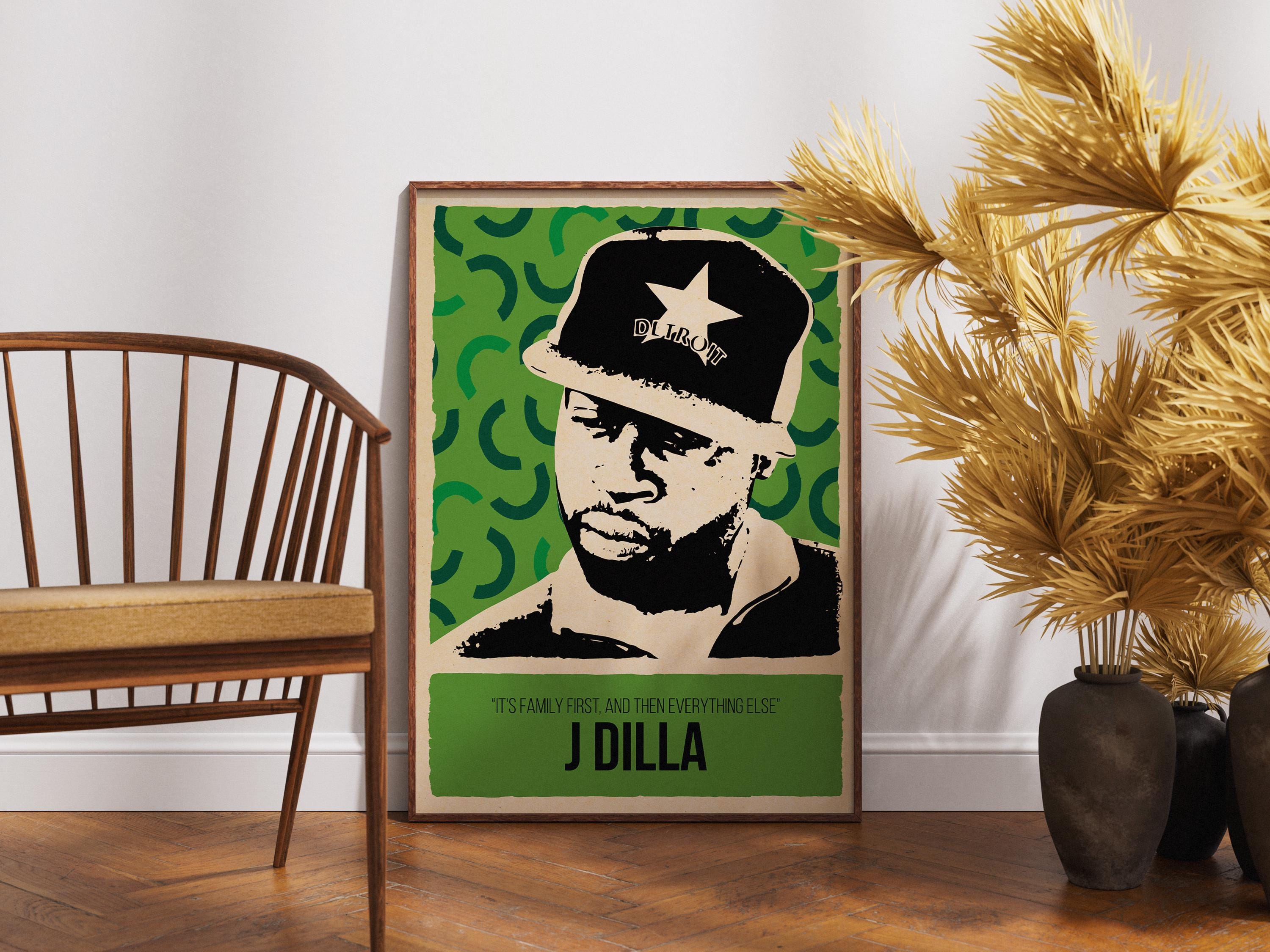 J Dilla Poster | Hip Hop Producer Wall Art | Music Legend - Etsy