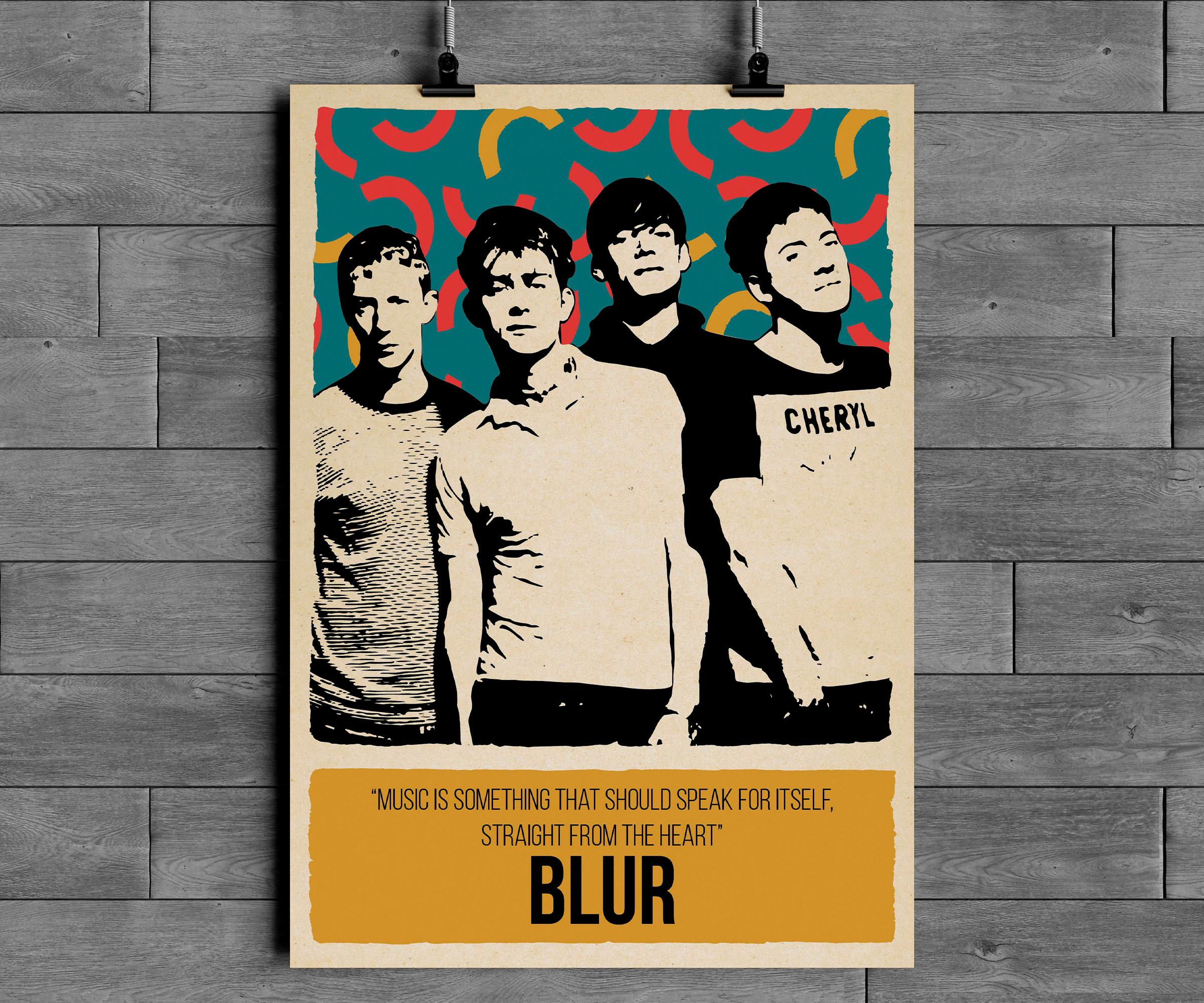 Blur Band Poster - Etsy