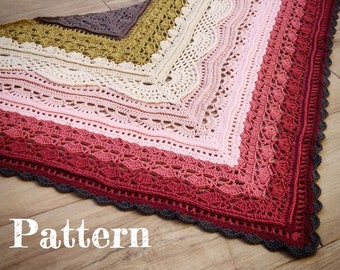 PuErhTea Shawl crochet pattern