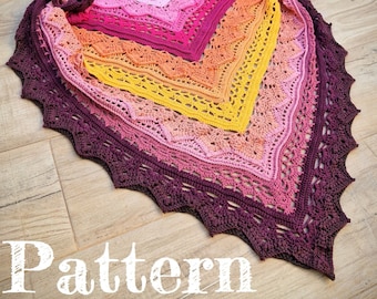 JasmineTea Shawl crochet pattern